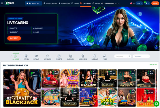 VIP program på 20bet Casino 