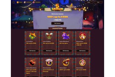 5Gringos Casino-anmeldelse — Kampagner