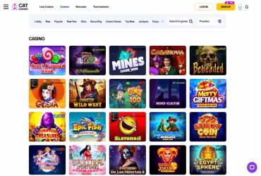 CatCasino Populære spil