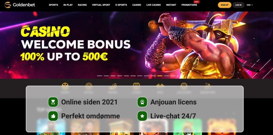 Omdømme af GoldenBet casino point
