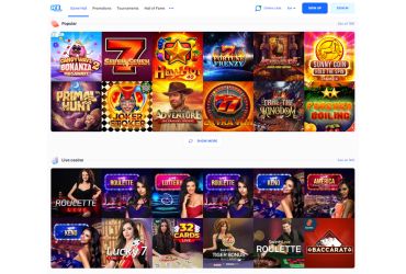 Ice Casino games