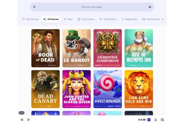 Trickz casino Populære spil