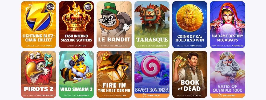 Liste over spilleautomater på Celebrino casino