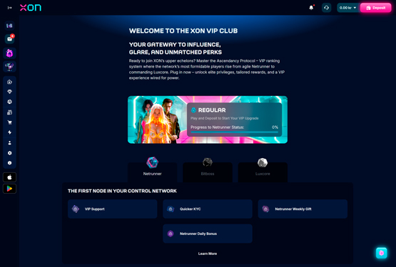 VIP program på Xon.bet Casino 