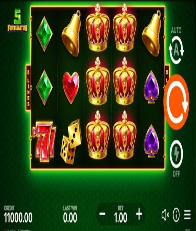 Spil gratis lige nu på 5 Fortunator Online Spilleautomat fra PlaySon | Danske Casinoer