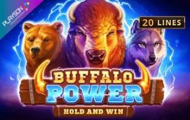buffalo power hold and win playson slot game logo
