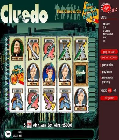 Spil gratis lige nu på Cluedo-spillemaskine online fra IGT | Danske Casinoer