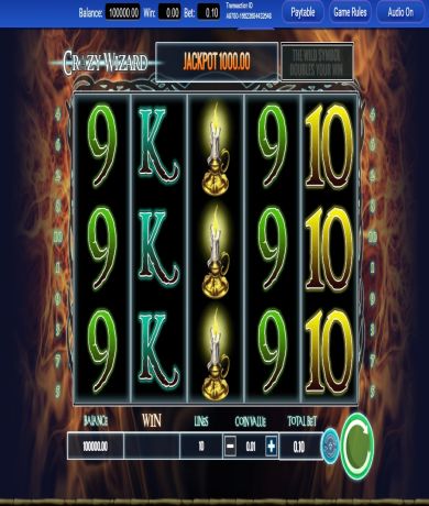 Spil gratis lige nu på Crazy Wizard Online Spilleautomat fra IGT | Danske Casinoer