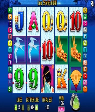 Spil gratis lige nu på Geisha spillemaskine online fra Aristocrat | Danske Casinoer