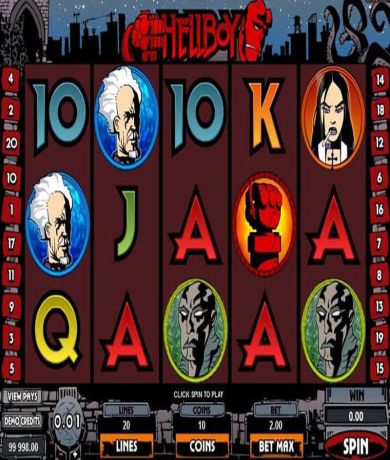 Spil gratis lige nu på Hellboy, online slot fra Microgaming | Danske Casinoer