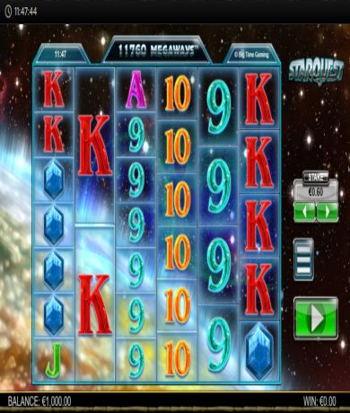 Spil gratis lige nu på Starquest Megaways, spillemaskine online fra Big Time Gaming | Danske Casinoer
