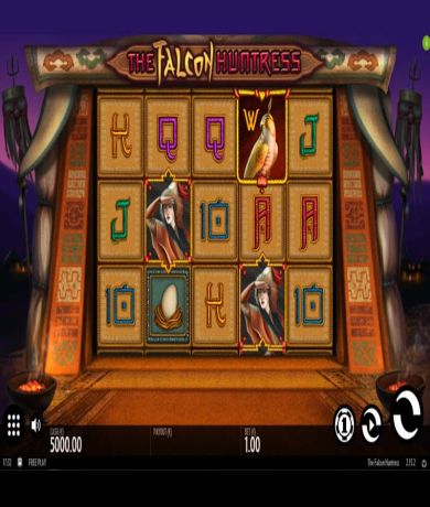 Spil gratis lige nu på The Falcon Huntress online slot fra Thunderkick | Danske Casinoer