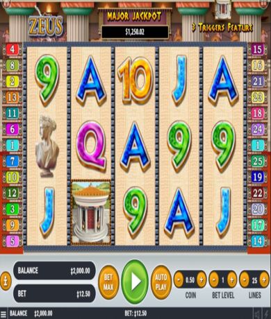 Spil gratis lige nu på Zeus, slot online fra Habanero | Danske Casinoer