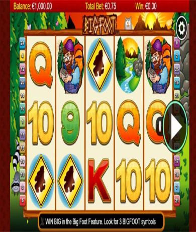 Spil gratis lige nu på Bigfoot slot online fra NextGen | Danske Casinoer