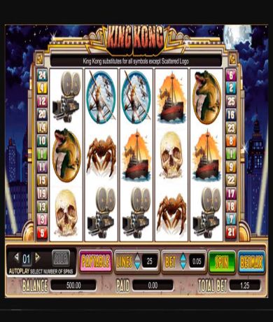 Spil gratis lige nu på King Kong Slot Online fra Amaya | Danske Casinoer