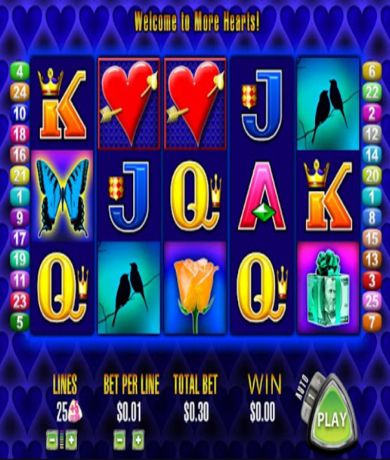 Spil gratis lige nu på More Hearts online slot fra Aristocrat | Danske Casinoer