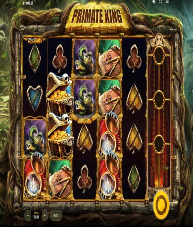 Spil gratis lige nu på Primate King spillemaskine online fra Red Tiger Gaming | Danske Casinoer