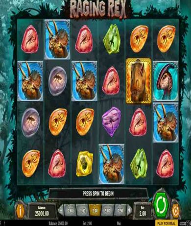Spil gratis lige nu på Raging Rex online slot fra Big Time Gaming | Danske Casinoer