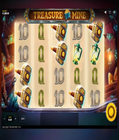 Spil gratis lige nu på Treasure Mine spillemaskine online fra Red Tiger Gaming | Danske Casinoer