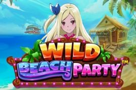 wild beach party slot logo